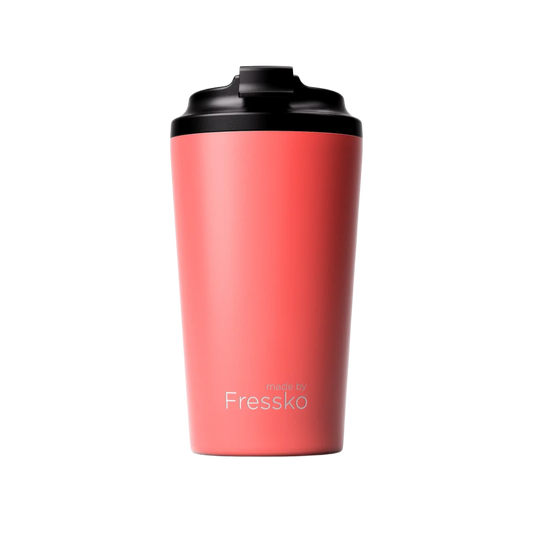 Made by Fressko Paslanmaz Çelik Çift Duvarlı Termos Mug 475ml Grande Coral (Mercan Rengi)