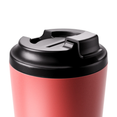 Made by Fressko Paslanmaz Çelik Çift Duvarlı Termos Mug 475ml Grande Coral (Mercan Rengi)