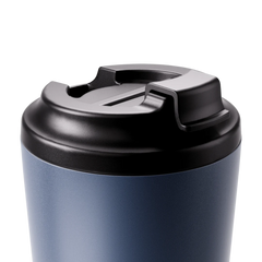 Made by Fressko Paslanmaz Çelik Çift Duvarlı Termos Mug 475ml Grande Denim (Kot Mavisi)