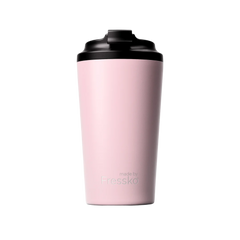 Made by Fressko Paslanmaz Çelik Çift Duvarlı Termos Mug 475ml Grande Floss (Açık Pembe)