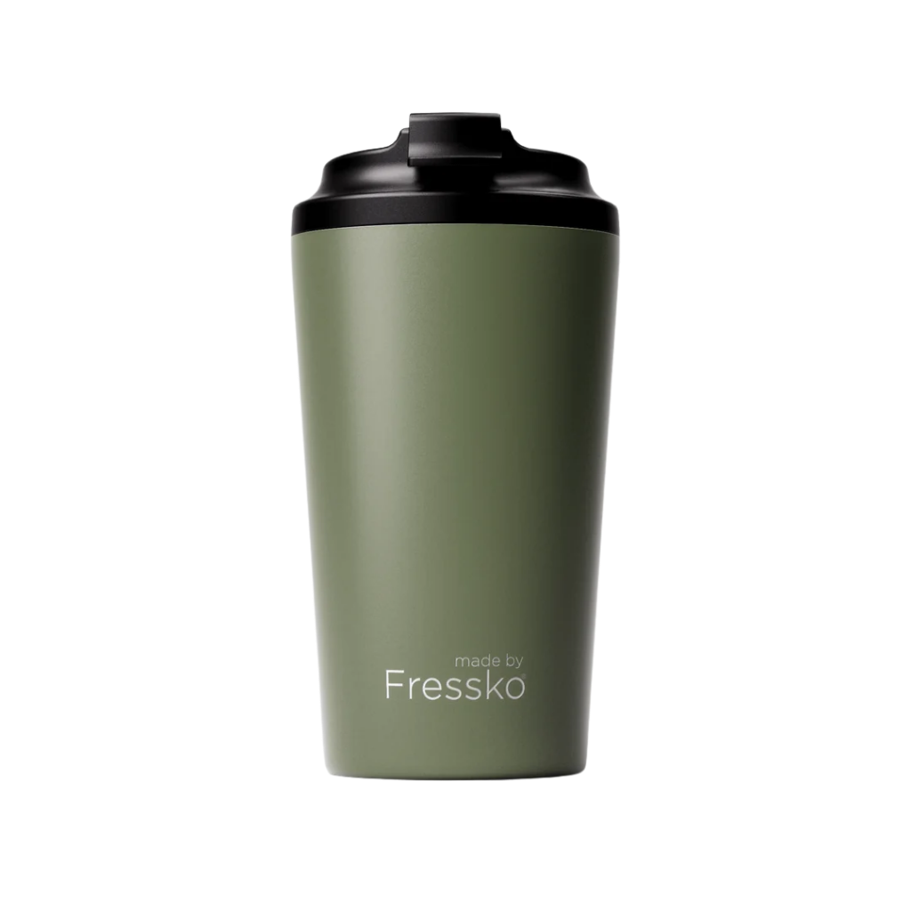 Made by Fressko Paslanmaz Çelik Çift Duvarlı Termos Mug 475ml Grande Khaki (Haki)
