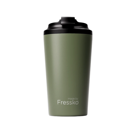 Made by Fressko Paslanmaz Çelik Çift Duvarlı Termos Mug 475ml Grande Khaki (Haki)