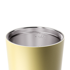 Made by Fressko Paslanmaz Çelik Çift Duvarlı Termos Mug 475ml Grande Limoncello (Açık Sarı)