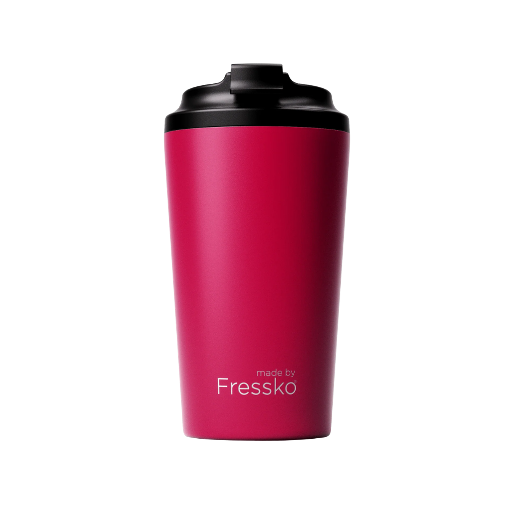 Made by Fressko Paslanmaz Çelik Çift Duvarlı Termos Mug 475ml Grande Rouge (Canlı Kırmızı)