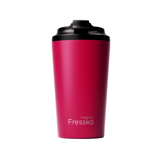Made by Fressko Paslanmaz Çelik Çift Duvarlı Termos Mug 475ml Grande Rouge (Canlı Kırmızı)