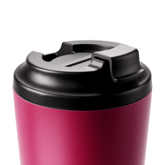 Made by Fressko Paslanmaz Çelik Çift Duvarlı Termos Mug 475ml Grande Rouge (Canlı Kırmızı)
