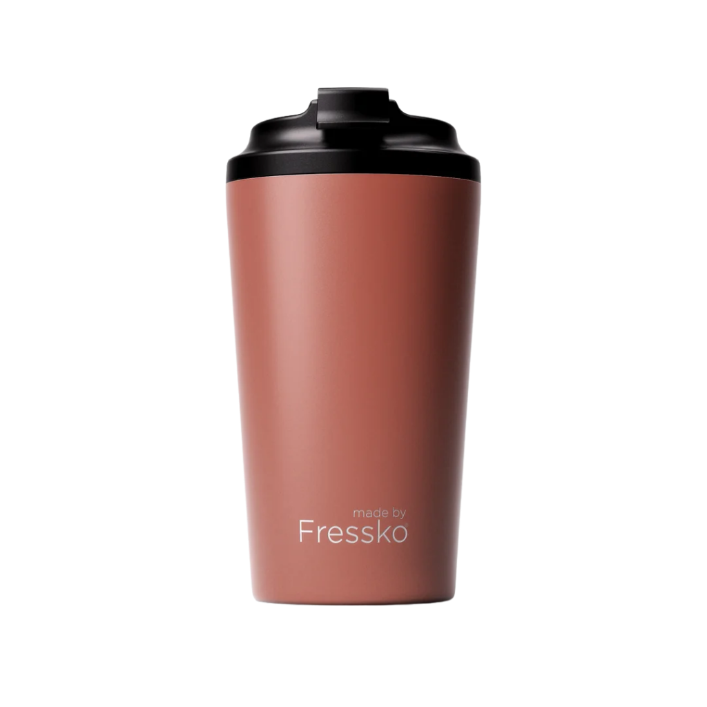 Made by Fressko Paslanmaz Çelik Çift Duvarlı Termos Mug 475ml Grande Tuscan (Toprak Rengi)