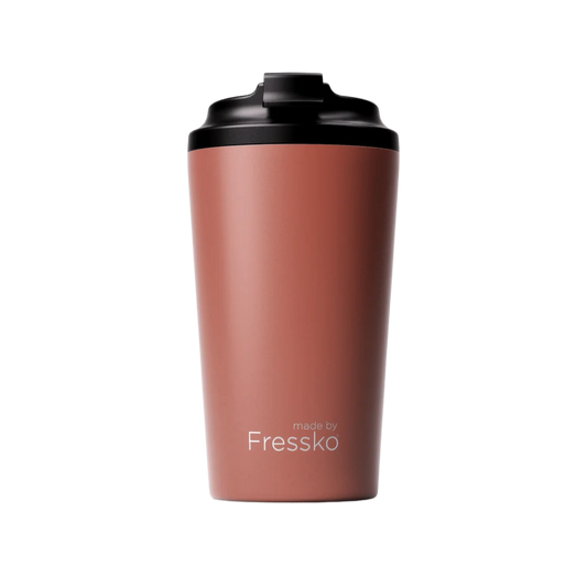 Made by Fressko Paslanmaz Çelik Çift Duvarlı Termos Mug 475ml Grande Tuscan (Toprak Rengi)