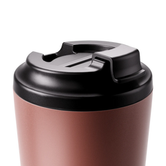 Made by Fressko Paslanmaz Çelik Çift Duvarlı Termos Mug 475ml Grande Tuscan (Toprak Rengi)