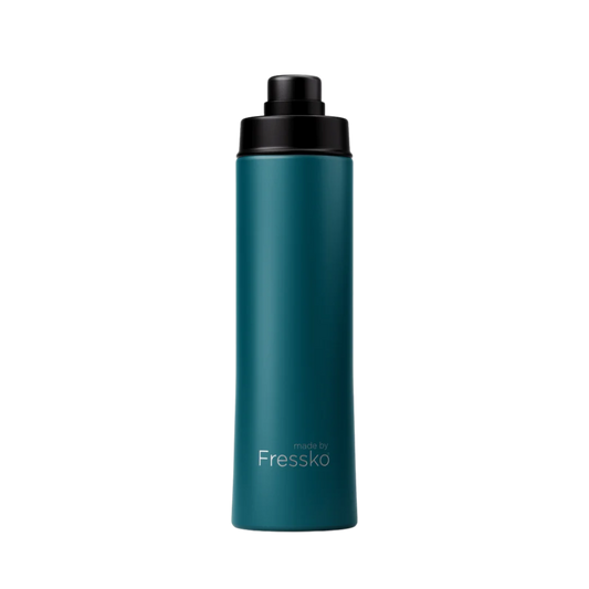 Made by Fressko Sızdırmaz Yudum Kapaklı Çelik Termos Matara 660ml Move Emerald (Zümrüt Yeşili)