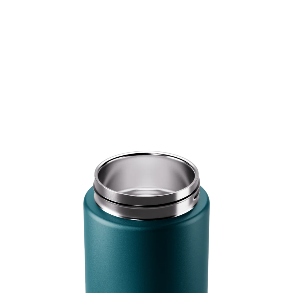 Made by Fressko Move 660 ml çelik termos matara Emerald (Zümrüt Yeşili) – iç yüzey detayı