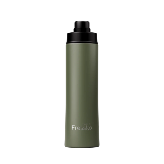 Made by Fressko Sızdırmaz Yudum Kapaklı Çelik Termos Matara 660ml Move Khaki (Haki)
