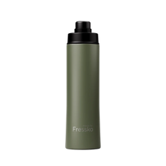 Made by Fressko Sızdırmaz Yudum Kapaklı Çelik Termos Matara 660ml Move Khaki (Haki)