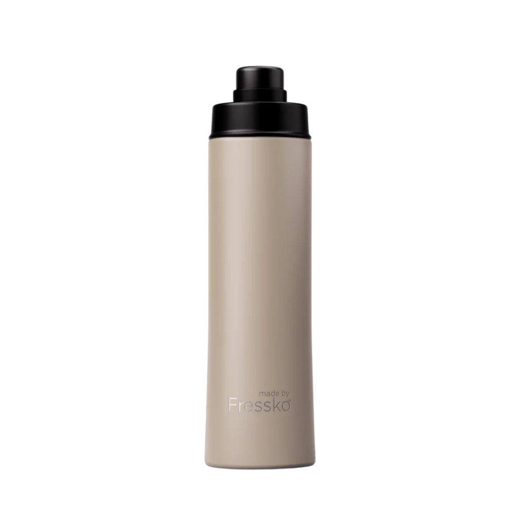 Made by Fressko Sızdırmaz Yudum Kapaklı Çelik Termos Matara 660ml Move Oat (Krem)