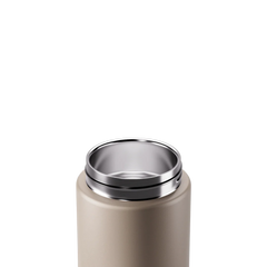 Made by Fressko Sızdırmaz Yudum Kapaklı Çelik Termos Matara 660ml Move Oat (Krem)