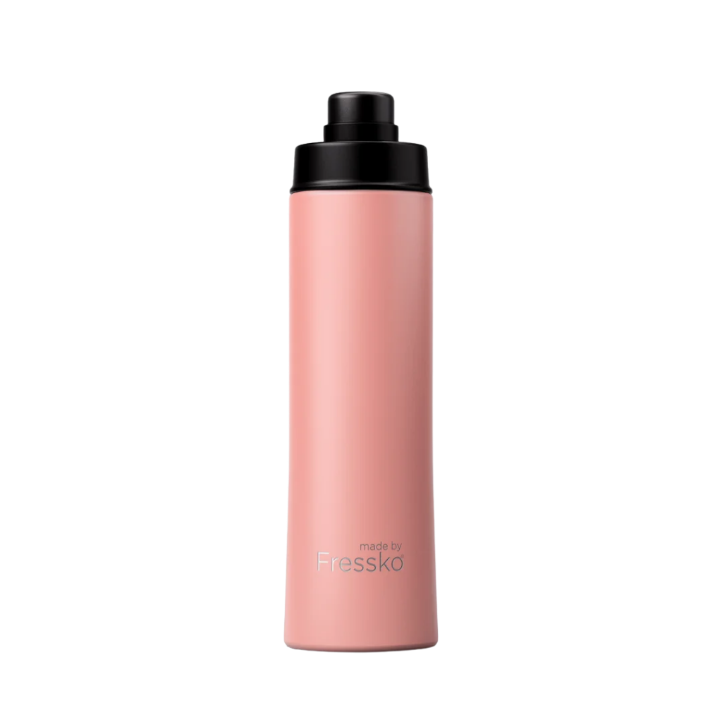 Made by Fressko Sızdırmaz Yudum Kapaklı Çelik Termos Matara 660ml Move Peachy (Şeftali Rengi)