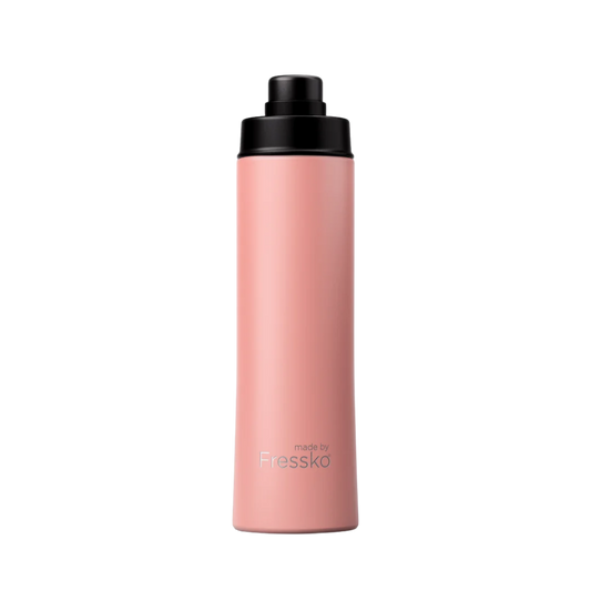 Made by Fressko Sızdırmaz Yudum Kapaklı Çelik Termos Matara 660ml Move Peachy (Şeftali Rengi)