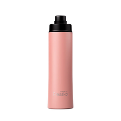 Made by Fressko Sızdırmaz Yudum Kapaklı Çelik Termos Matara 660ml Move Peachy (Şeftali Rengi)