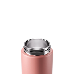 Made by Fressko Sızdırmaz Yudum Kapaklı Çelik Termos Matara 660ml Move Peachy (Şeftali Rengi)