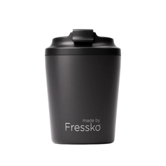 Made by Fressko İçi Seramik Çelik Termos Mug 118ml Piccolo Coal (Kömür Siyahı)