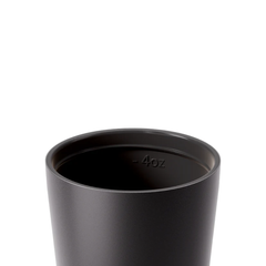 Made by Fressko İçi Seramik Çelik Termos Mug 118ml Piccolo Coal (Kömür Siyahı)