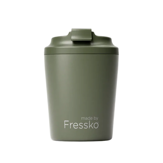 Made by Fressko İçi Seramik Çelik Termos Mug 118ml Piccolo Khaki (Haki)