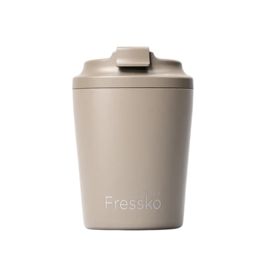 Made by Fressko İçi Seramik Çelik Termos Mug 118ml Piccolo Oat (Krem)