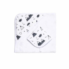 Funna Baby Müslin Havlu Seti Mountains 75x75/30x30cm