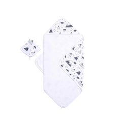 Funna Baby Müslin Havlu Seti Mountains 75x75/30x30cm