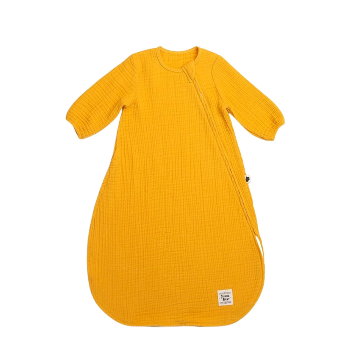 Funna Baby Müslin Uyku Tulumu Kollu Marigold Hardal 70cm