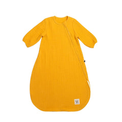 Funna Baby Müslin Uyku Tulumu Kollu Marigold Hardal 70cm