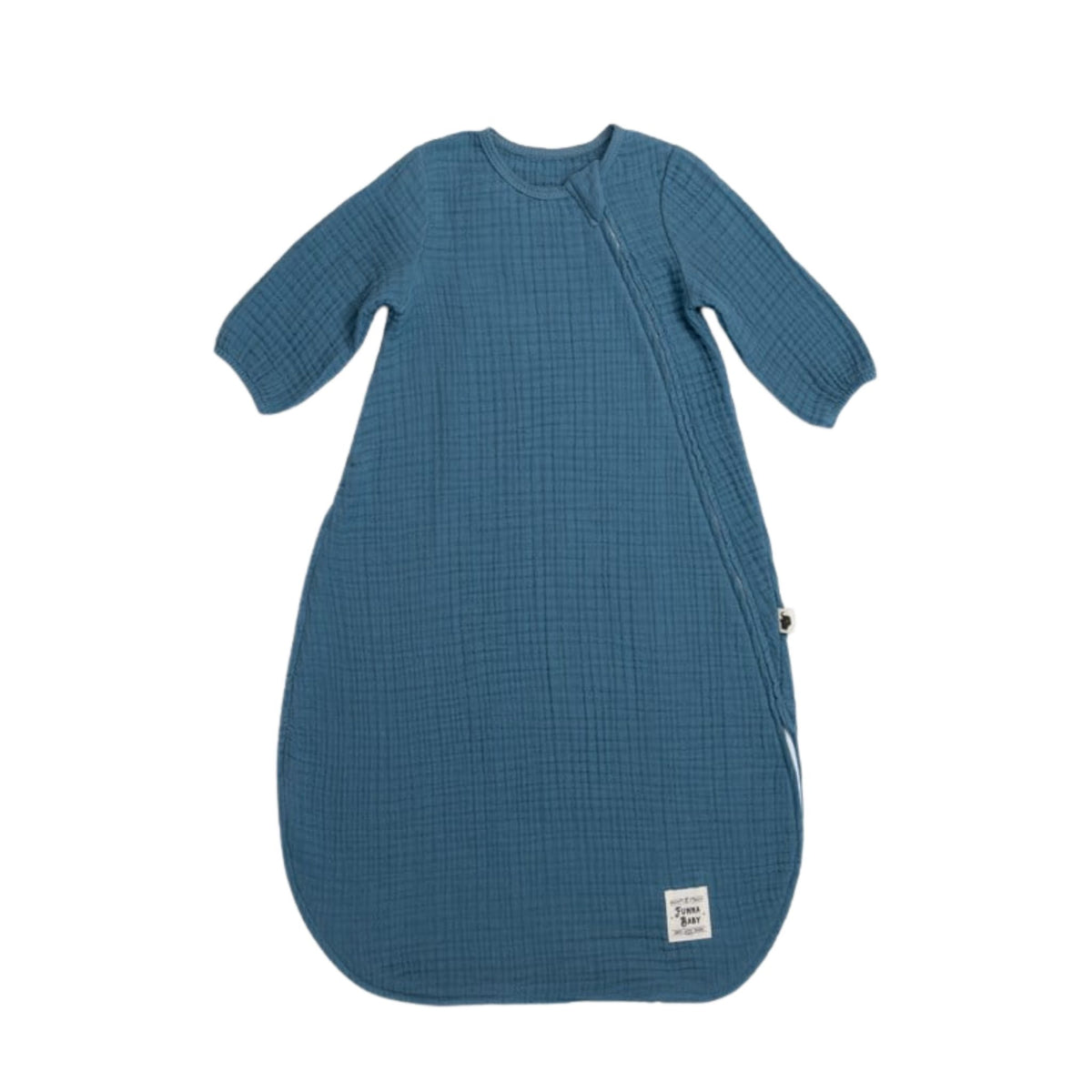 Funna Baby Müslin Uyku Tulumu Kollu Province Petrol 70cm