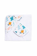 Funna Baby Müslin Havlu Seti Atlantico 75x75/30x30cm