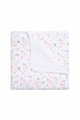 Funna Baby Müslin Tek Battaniye 4 Kat Unicorn 120x120cm