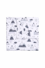 Funna Baby Müslin Tek Battaniye Mountains 120x120cm