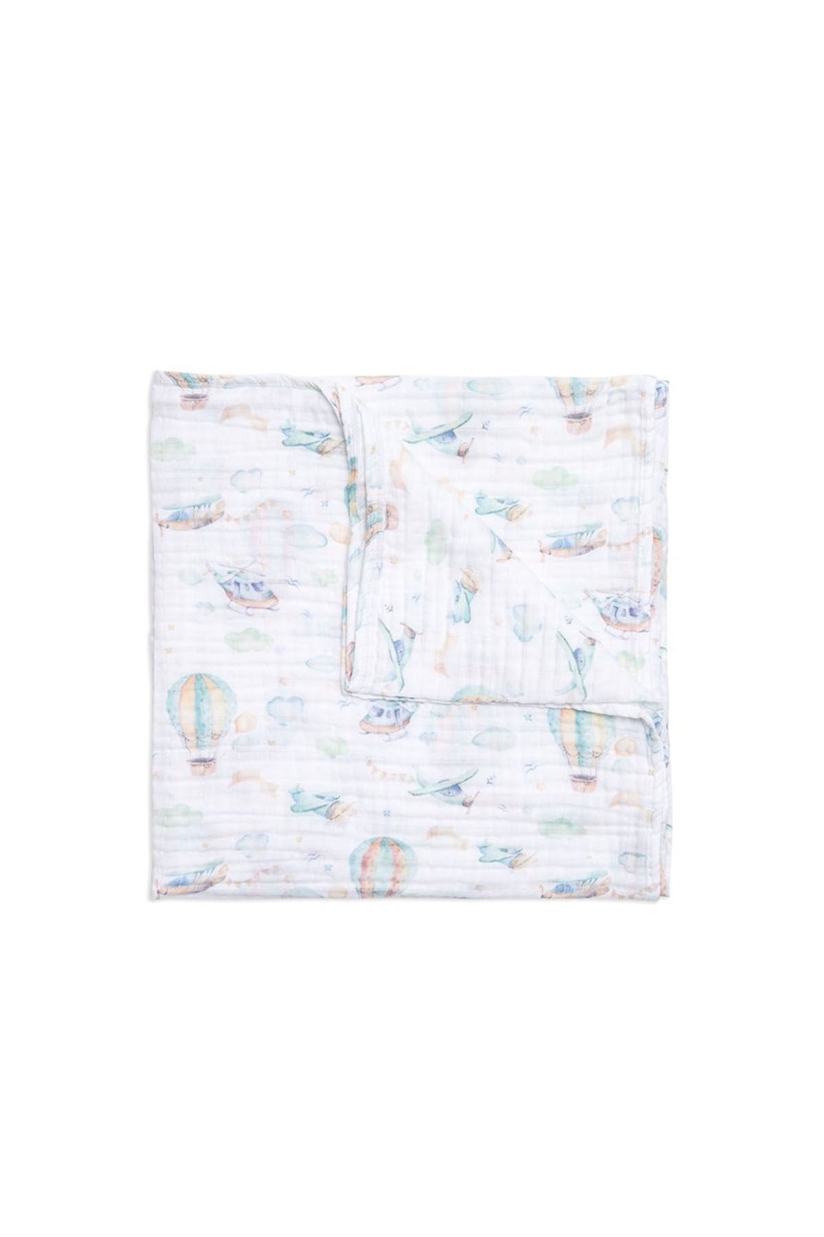 Funnababy Muslin Tek Battaniye - Sky - 120x120