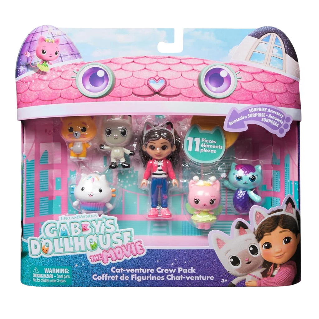 Gabby's Dollhouse Hayal Evi Filmi Çoklu Figür Seti