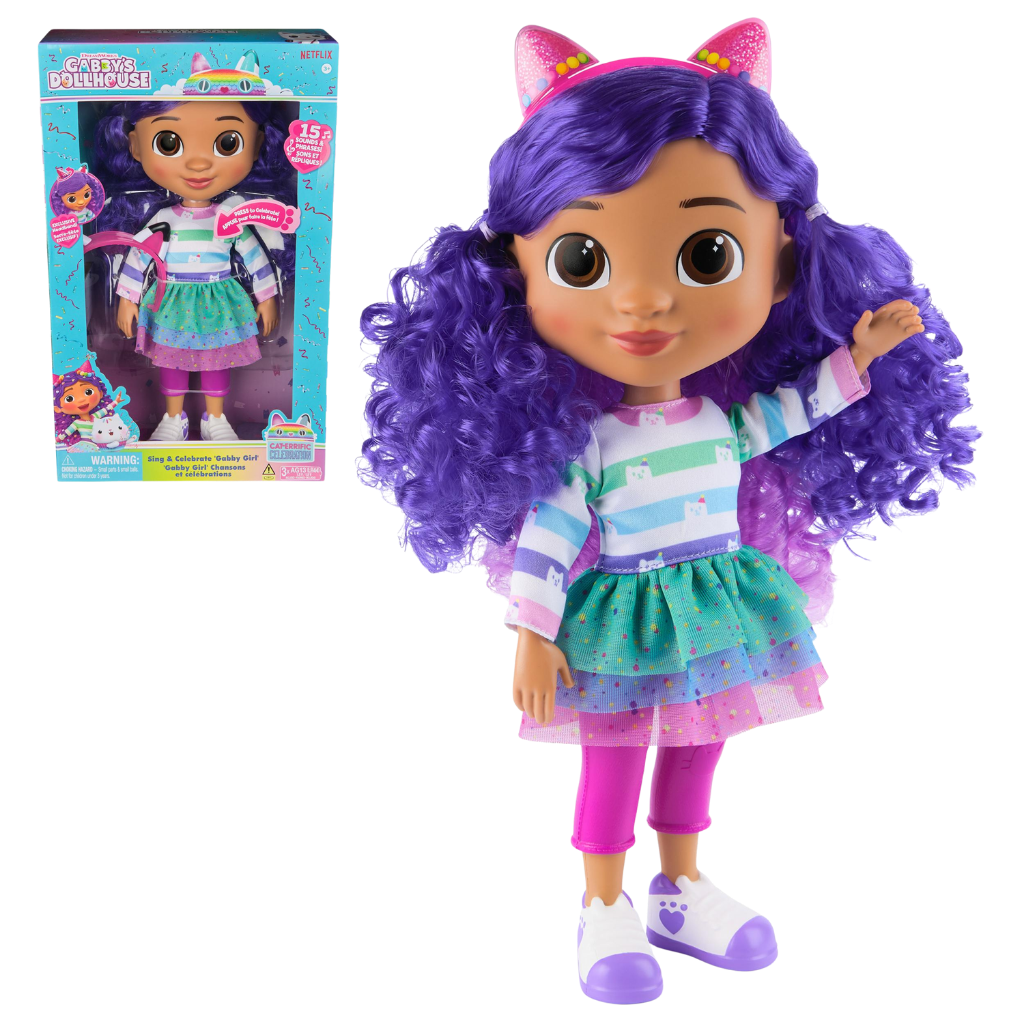 Gabby's Dollhouse Sesli Şarkı Söyleyebilen Gabby 30cm