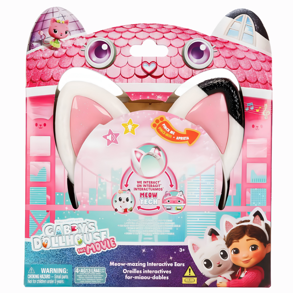 Gabbys Dollhouse Sesli ve Işıklı Kedi Kulaklı Taç