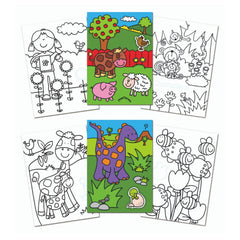Galt First Sticker Colouring Book 3 Yaş+