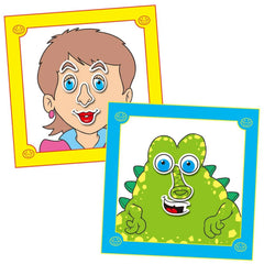 Galt Funny Faces Sticker Book 3 Yaş+