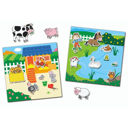 Galt Reusable Sticker Book Farm 3 Yaş+