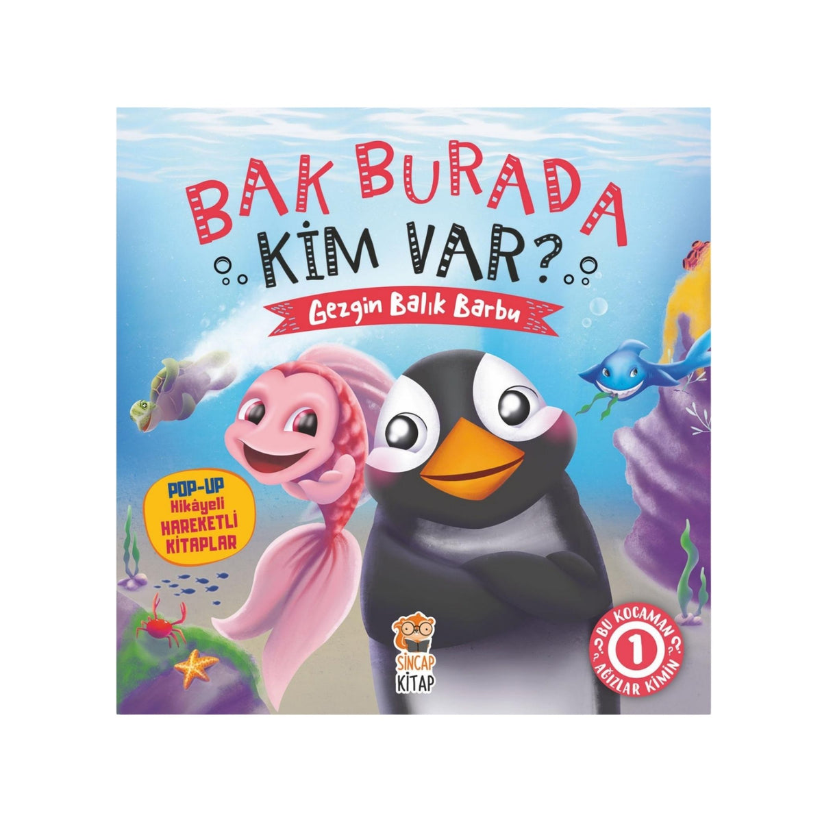 Sincap Kitap Gezgin Balık Barbu Bak Burada Kim Var Pop-Up İle Keşfet