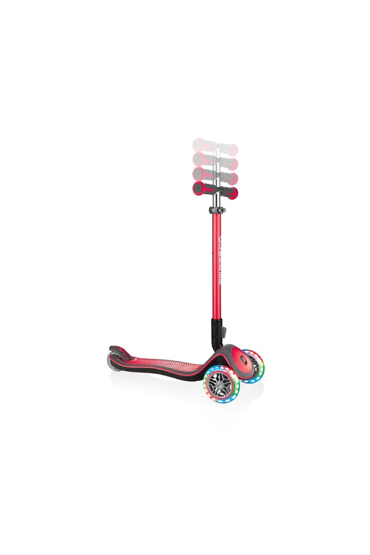 Globber Scooter Elite Deluxe Işıklı Kırmızı