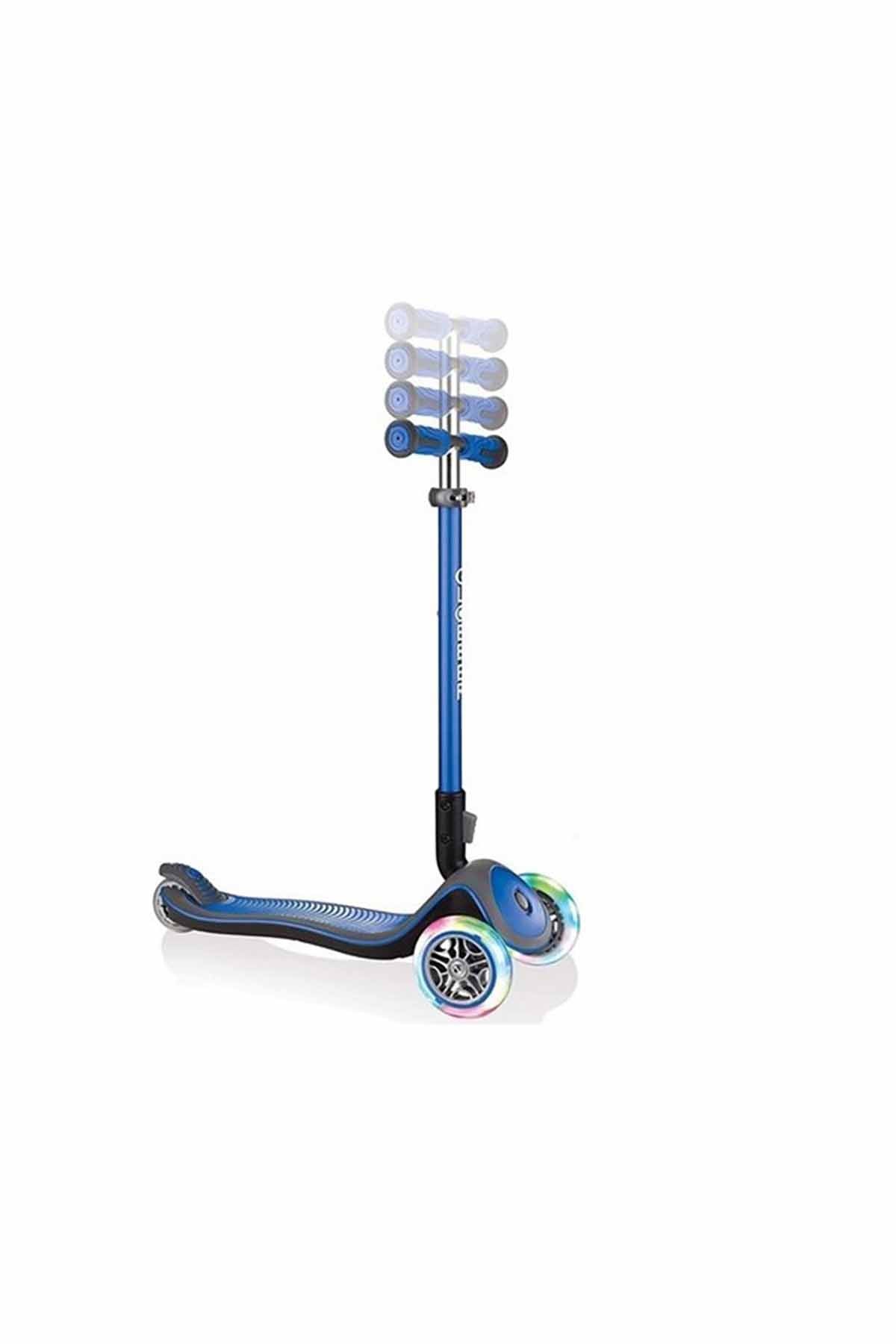 Globber Scooter Elite Deluxe Işıklı Lacivert