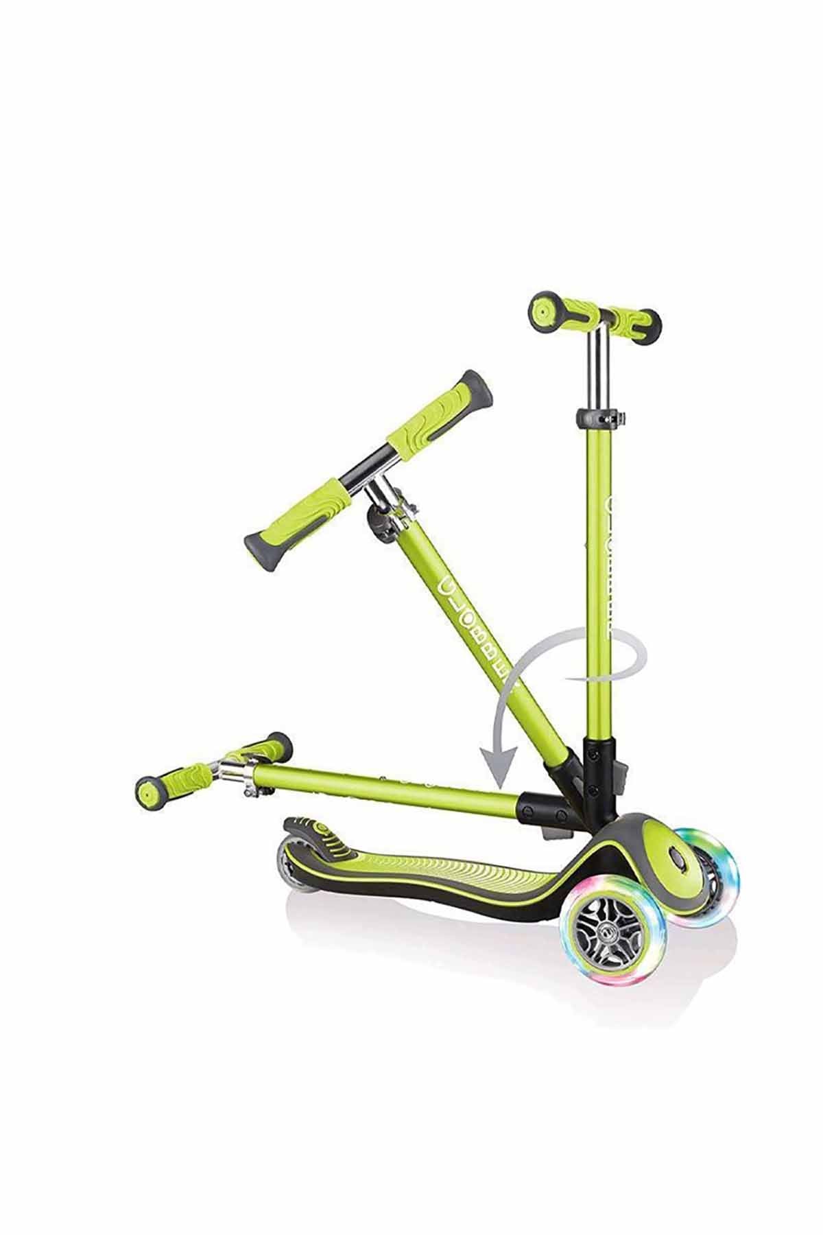 Globber Scooter Elite Deluxe Işıklı Yeşil