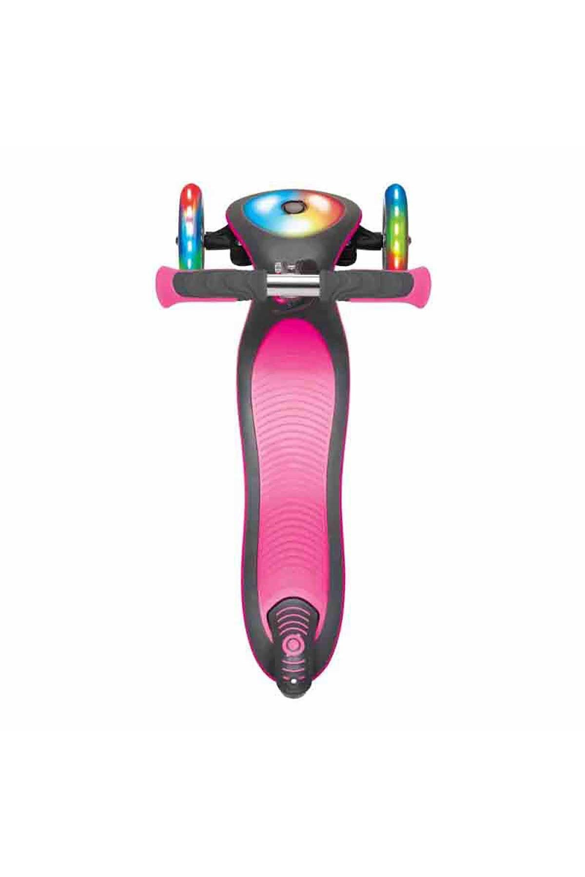 Globber Scooter/Elite Katlanan Full Işıklı/Pembe