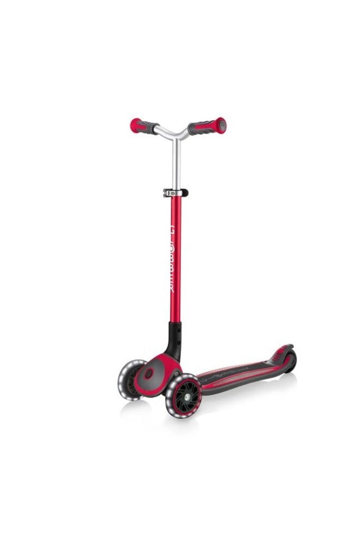 Globber Scooter/Master Işıklı Katlanan/Kırmızı