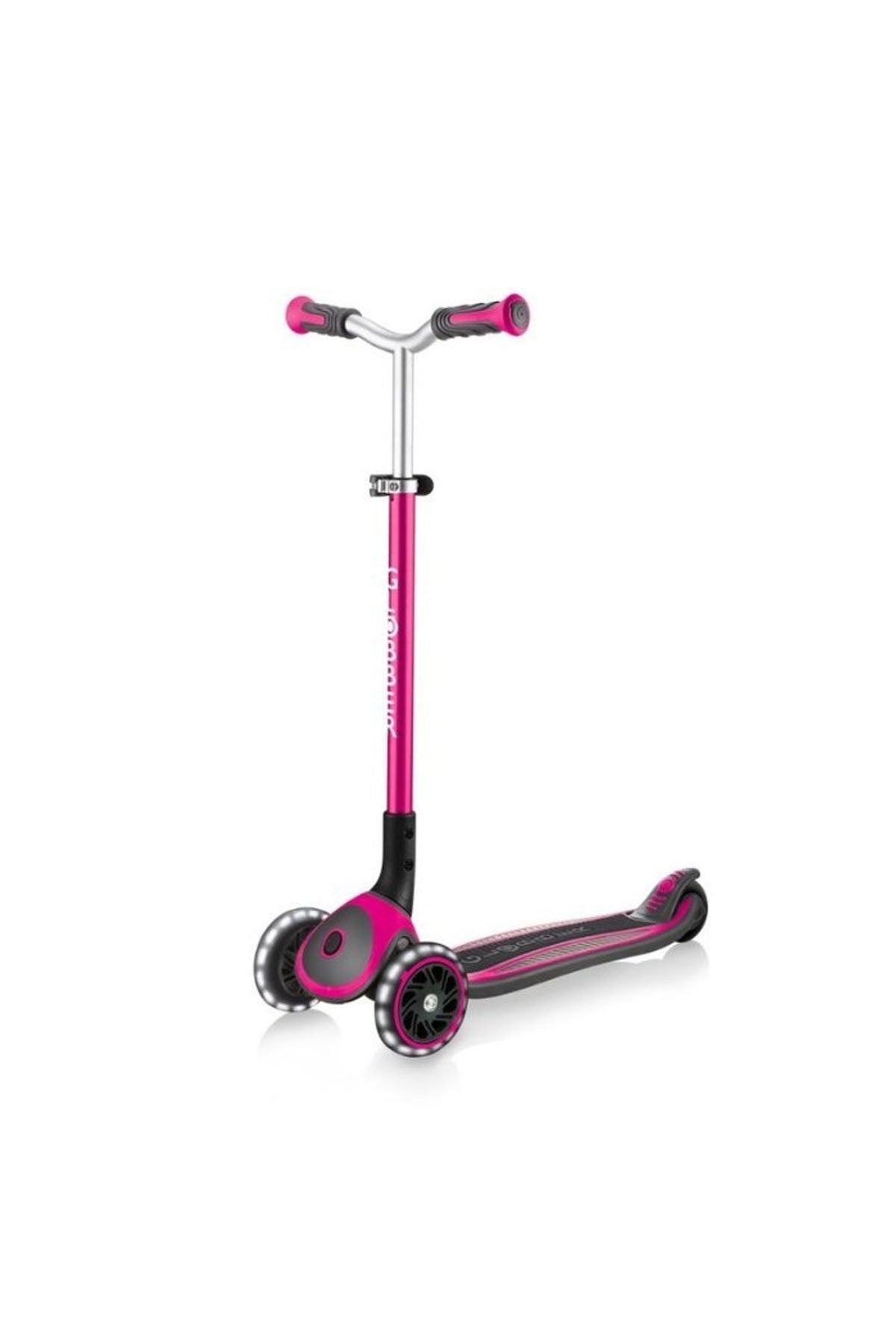 Globber Scooter/Master Işıklı Katlanan/ Pembe