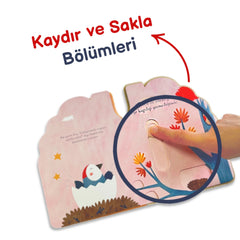 Sincap Kitap Gördüm Seni Düşüncelerim Keçeli Hareketli Kitap